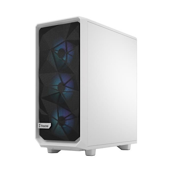 FRACTAL DESIGN Meshify 2 Kompakt RGB Hvid TG Clear Tint ATX PC taske Hvid