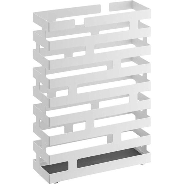 Paraplyholder - Design - Mursten - Hvid - Stål - 43 cm i højde Vit