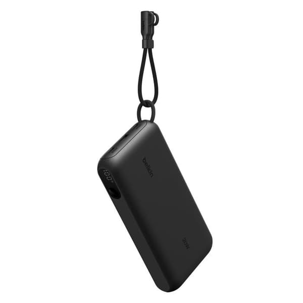 Extern batteri - Belkin - 20 000 mAh - USB-C - Digital skärm - Svart