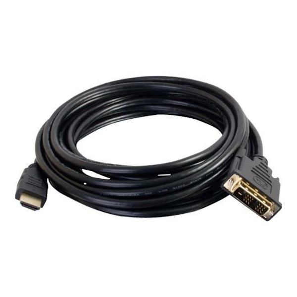 Videokabel - C2G - 82031 - HDMI - DVI - 2m Svart