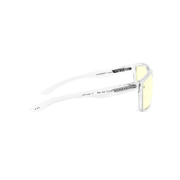 Blåljusblockerande Glasögon - GUNNAR - Intercept Crystal - Färg Crystal - Unisex - Vuxen Kristall