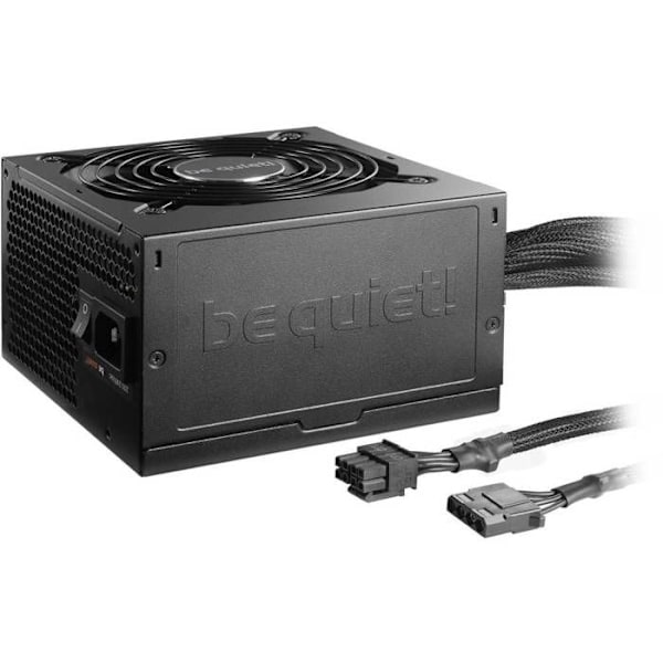 Ruoka - ole hiljaa! - JÄRJESTELMÄTEHO 9 - 600 W - 4 PCIe-liitintä - 120 mm tuuletin