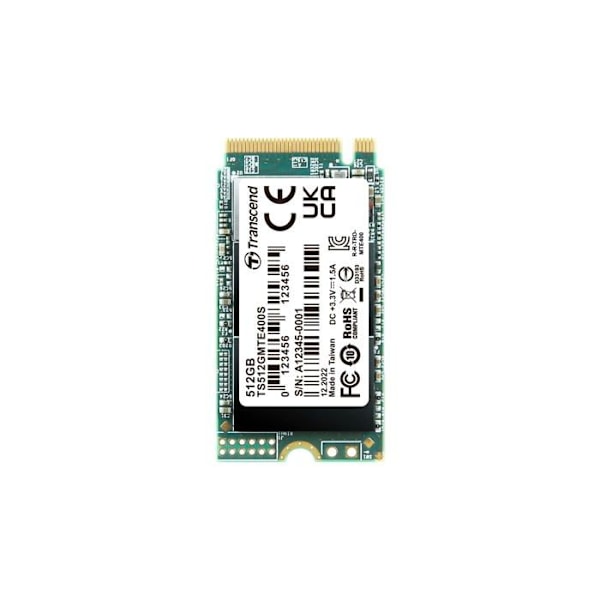 SSD interne - TRANSCEND - MTS400S - 512 Go - M.2 2242 - PCIe NVMe 3.0 x4