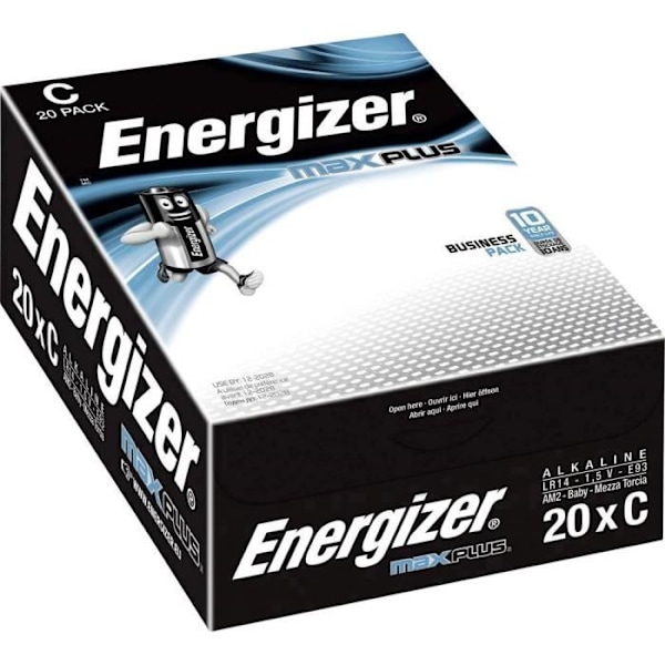 Batteri LR14(C) alkaline(r) Energizer E3013241001.5 V 20 stk.