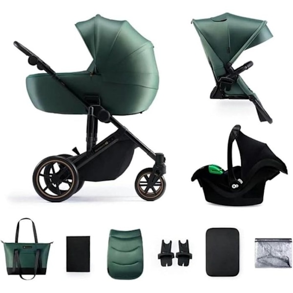 Kinderkraft - KSPRIM02GRE300I - Trio Puslesystem PRIME 2 PRO grøn
