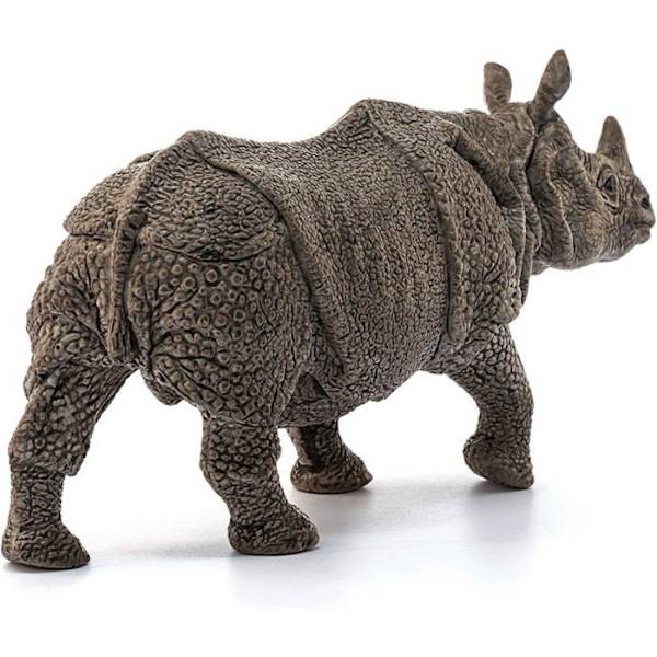 Indisk næsehornsfigur - SCHLEICH - Til børn - Beige farve - Fra 4 år Beige