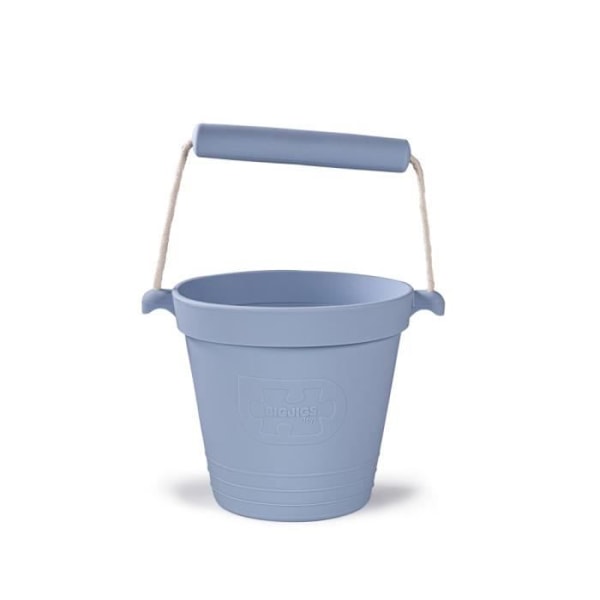 Bigjigs Silicone Bucket - kyyhkynen harmaa Blå