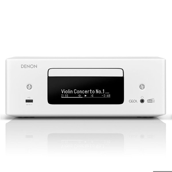 DENON RCD-N12DAB Valkoinen