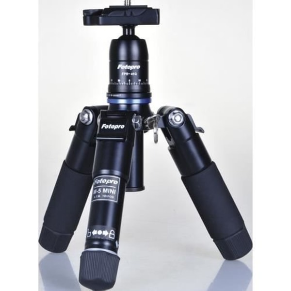 ROLLEI FOTOPRO M5 alumiinijalusta kuulapäällä ja suojuksella - musta