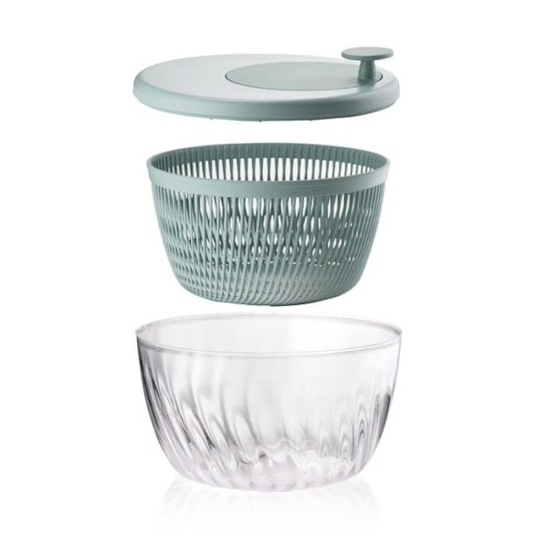 Salaatti- jahedelmäkuivain - GUZZINI - Spin & Store - 26 cm - Vihreä - Muovi PP SAN Grøn