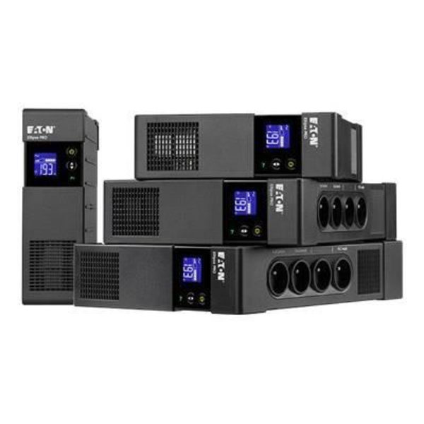 UPS - EATON - Ellipse PRO 650 USB FR - Line-Interactive UPS - 650VA (4 franske stik) - Standardiseret overspændingsbeskytter - ELP650FR Sort
