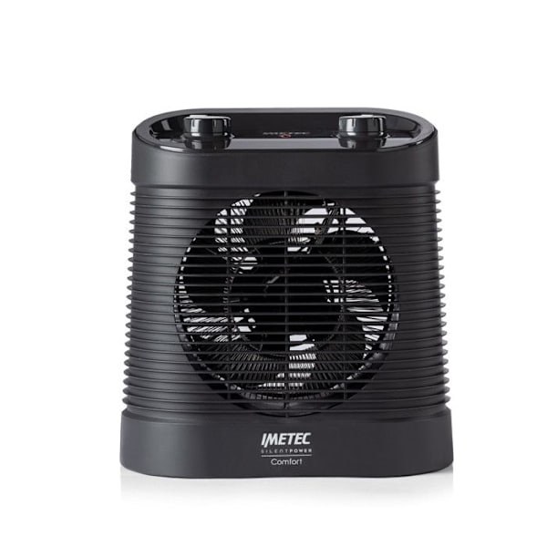 Elektisk supplemental varme - Imetec - 4028 - Sort - 2100 W - IP20 - Indendørs Sort