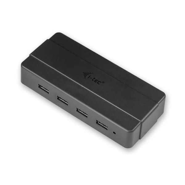 Concentrator (hub) - I-TEC - USB 3.0 Charging Hub 4 Usb 3.0 Hub 4Port Med Power Ad - 4 portar - Svart