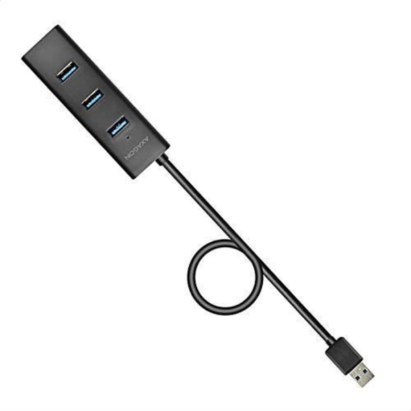AXAGON HUE-S2BP USB3.0 4-porttinen latauskeskus virtalähteellä ja pikalataustoiminnolla. Kaapeli 1,2 m