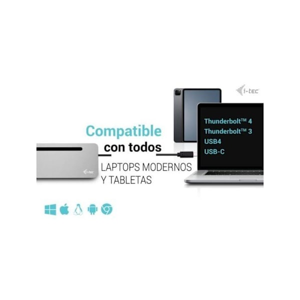 I-TEC USB-C Metall Ergonomisk 4K