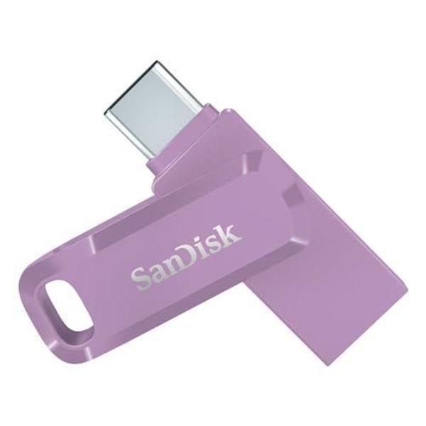 USB-avain - SANDISK - Ultra Dual Drive Go USB-C Lavender 128 Gt - 128 Gt - USB 3.0