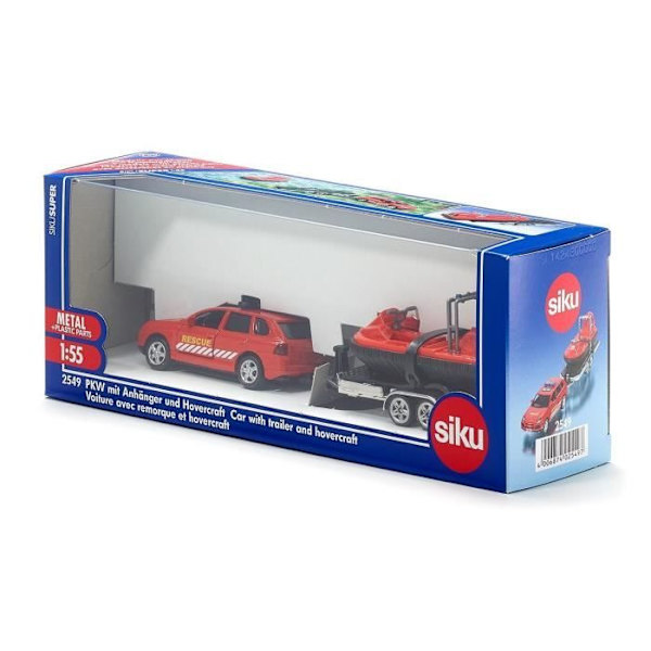 Paloauto perävaunulla ja SIKU-ilmatyynyaluksella - 1/55