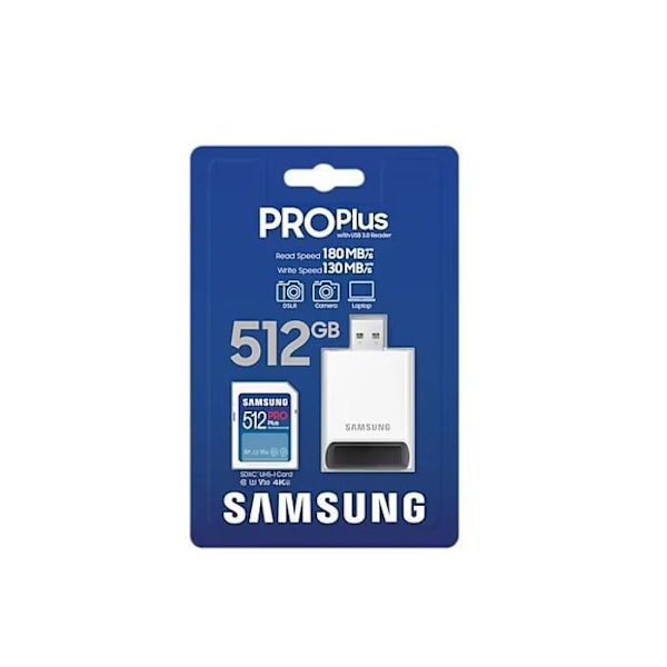 Muistikortti - Samsung flash -muisti - MB-SD512SB/WW