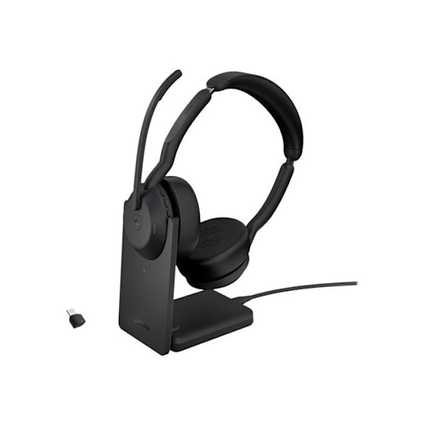 GN Jabra Jabra Evolve2 55 MS Stereo - Headset - On-Ear - Bluetooth - kablar - aktiv Rauschunterdrückung - USB-C -