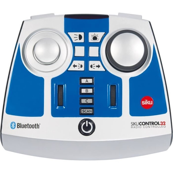 Bluetooth fjernbetjening - SIKU - 6730 - Sølv - Sort - RC til børn fra 3 år Sort, Blå, Grå