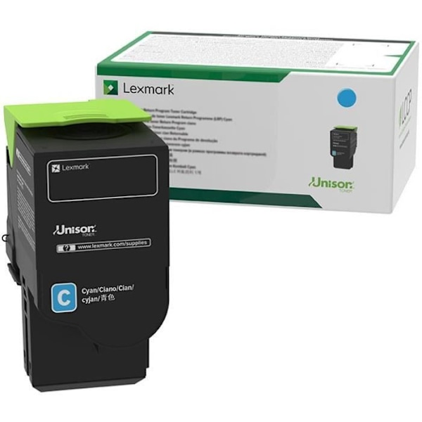 Lexmark Unison cyan tonerpatron til laserprinter - C2320C0