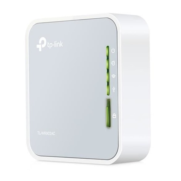 TP-LINK Wi-Fi Router -WR902AC Dual Band 750Mbps 1 Ethernet-port 1 USB 2.0-port