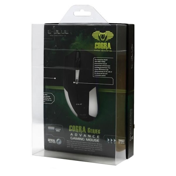 E-blue EMS609BKAA-IF, kaksipuolinen, optinen, RF langaton + USB, 1750 DPI, musta, sininen, hopea
