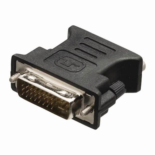 DVI til VGA adapter | DVI-I han til 24 + 5 ben - VGA hun | Sort ALPEXE-159