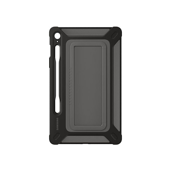 Bagcover - Samsung - Galaxy Tab S9 FE - Titan - Stødabsorberende - Flerpositionelt stativ - 10,5 tommer Titan