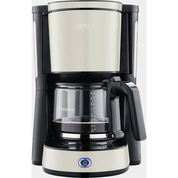 Kaffemaskine - Severin - KA 9575 - 10 kopper - Glaskande - Filter