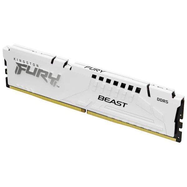 RAM-minne DDR5 - KINGSTON - FURY Beast White EXPO - 64Go - 6000MT/s - CL30