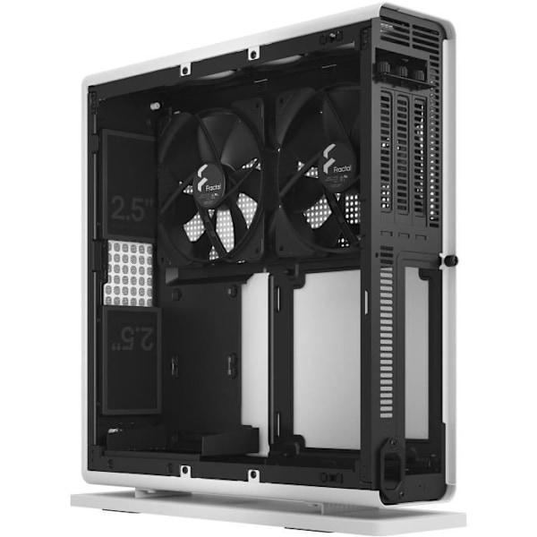 Mini Tower Case - FRACTAL DESIGN - Ridge White mITX - PCIe 4.0 - Valkoinen