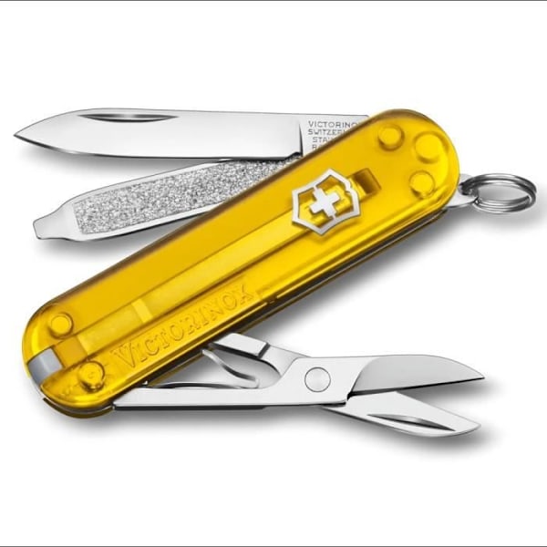 Sveitsin armeijan veitsi - VICTORINOX - Classic SD - 58 mm - 7 toimintoa - Toscanan aurinkoväri Toscansk sol