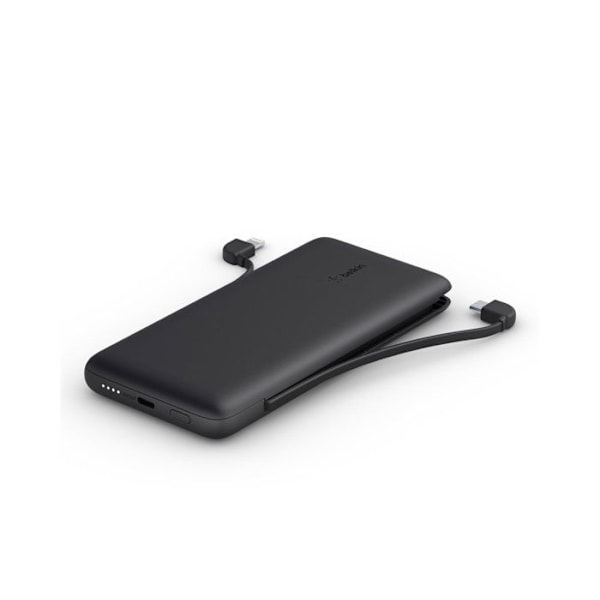 TELEFON, Powerbank, POWER BANK STANDARD, Belkin 10k Pd Powerbank Cab Usb-c + lys Sort
