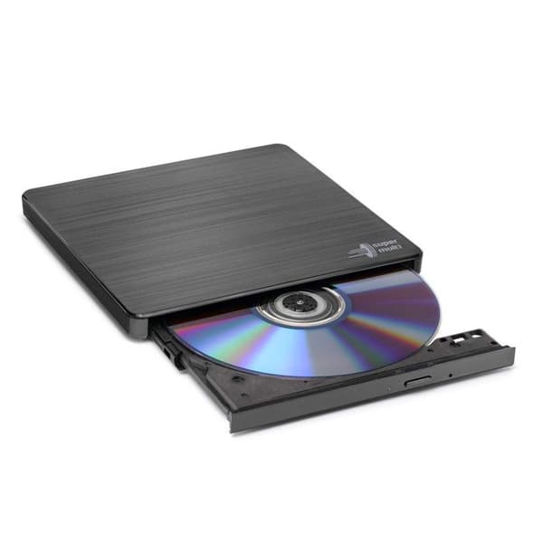 DVD-brännare - LG - GP60NB60 - Extern - USB 2.0 - Ultra Slim - Svart