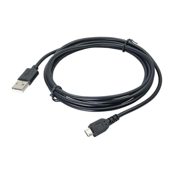 Akyga AK 01 USB-anslutning/USB 2.0-laddningskabel, A-kontakt till Micro USB B Hane Svart 1,8m - AK-USB-01