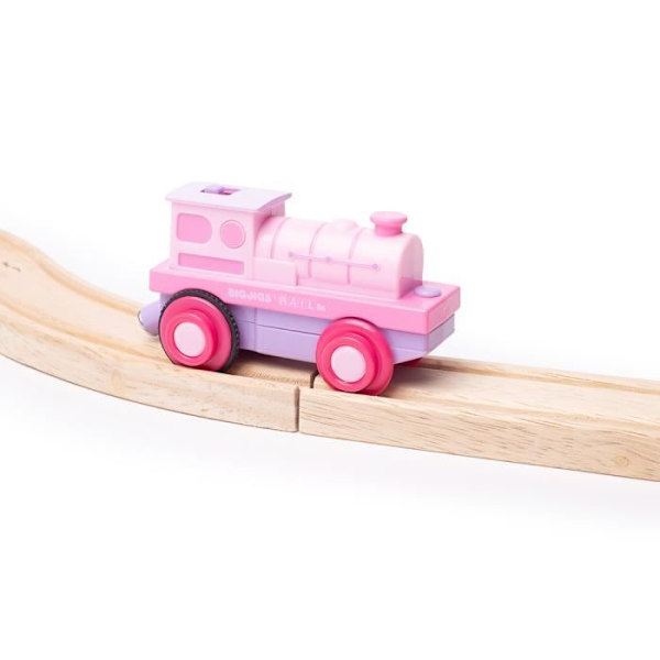 Bigjigs Powerful Pink Loco (akkukäyttöinen moottori) (6)