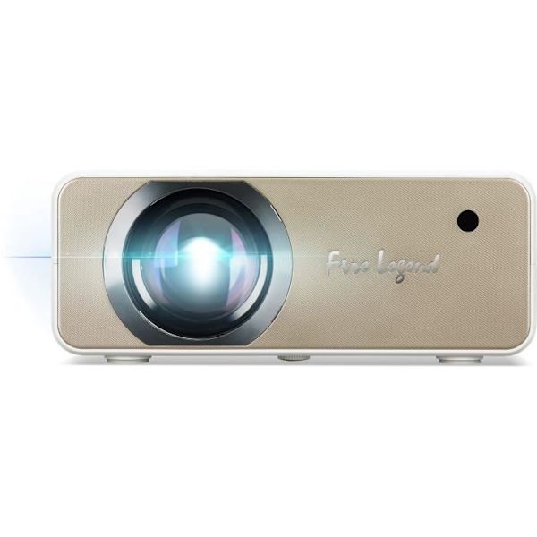 AOPEN QF12 - Langaton LED -videoprojektori, Full HD (1920x1080) - 5000 lumenia - HDMI, USB - Wifi - 5 W: n kaiutin - Omakuva