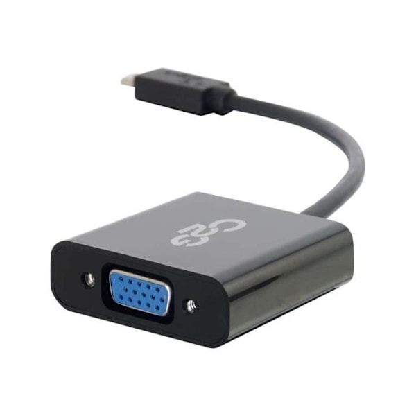 C2G USB 3.1 USB-C - VGA -videosovitin Ulkoinen USB 3.1 D-Sub -videosovitin musta