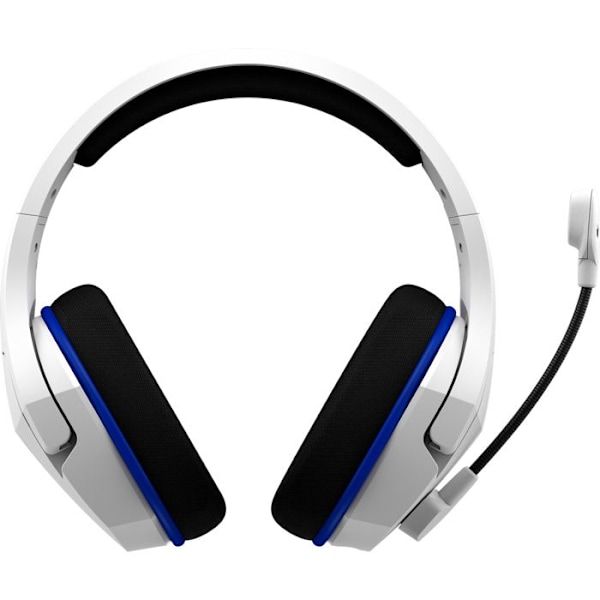 Headset - HyperX - Cloud Stinger Plus - Langaton - Yhteensopiva PS5 PS4 - Sininen Valkoinen Blå Hvid