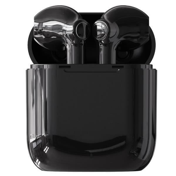 Bluetooth-hörlurar - DENVER - Trådlös modell - Svart - Inbyggd mikrofon - Internt batteri Svart