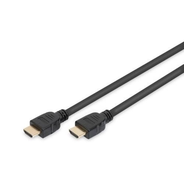 5 m HDMI-kaapeli - DIGITUS - AK-330124-050-S - 3D-yhteensopivuus - HDMI Ethernet - Musta