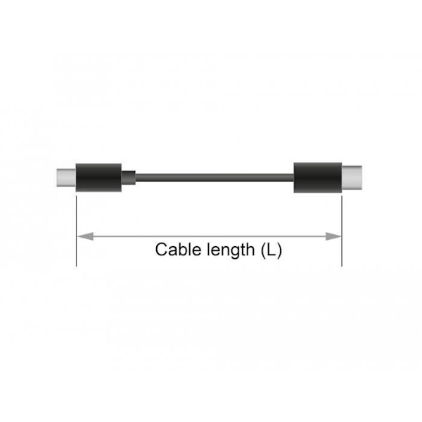 DELOCK 85660 DisplayPort-kaapeli - 2m - 8K-tuki - Kolminkertaisesti suojattu
