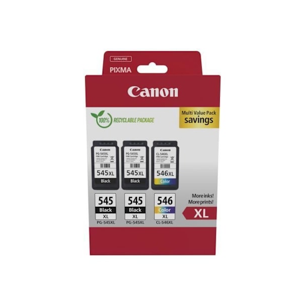 CANON Bläck/PG-545XLx2/CL-546XL