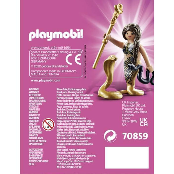 PLAYMOBIL - 70859 - Snake nainen - Playmobil Magic - Sekalaiset materiaalit - 4 vuotta ja ylöspäin Flerfarvet