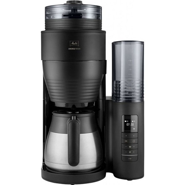 Kaffemaskine - MELITTA - AromaFresh Therm Pro - 10 kopper - Automatisk slukning - Sort sort