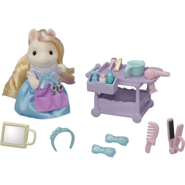 Sylvanian Families - Poniäiti ja hänen muotoilupakkaus Lyserød