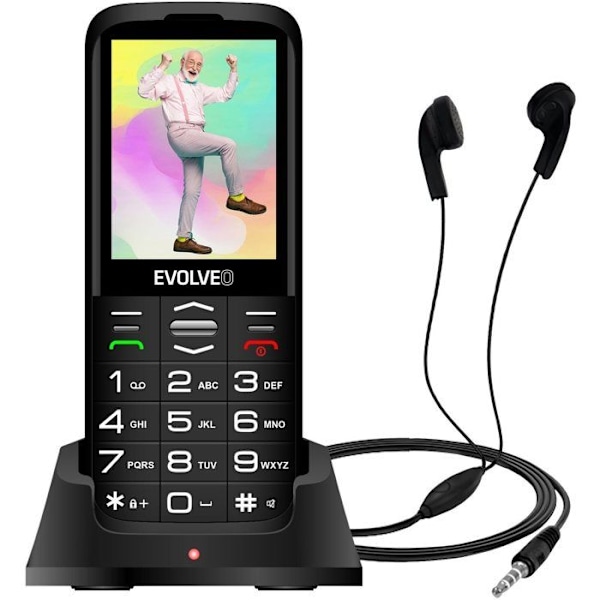 EVOLVEO EasyPhone XO musta