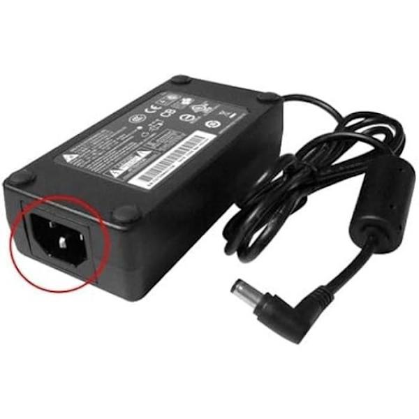 NAS strømforsyningsenhed - QNAP - Turbo 90 W - Ekstern - Kompatibel TS-431K/TS-431P3 - Dimensioner 40x140x181 mm Sort
