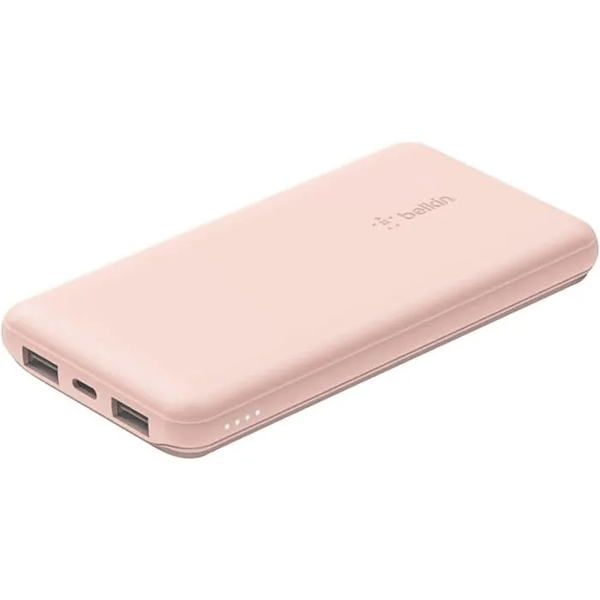 Externt batteri - BELKIN - 10 000 mAh - Rosa Ros